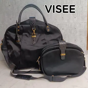 VISEE 비세 여행 가방 보스턴 백 숄더백 포함 블랙