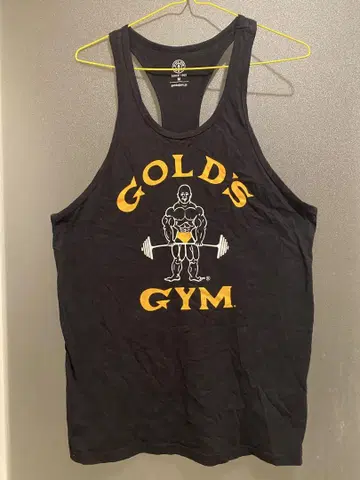 GOLD'S GYM 블랙 탱크탑 M