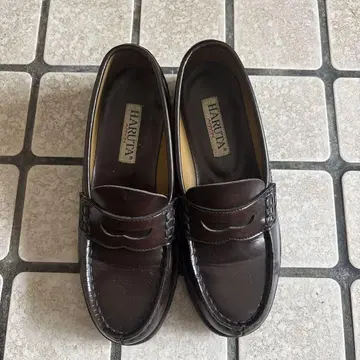 HARUTA 다크 브라운 로퍼