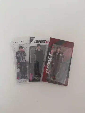 IMPACTors 가로하라 유키 아크릴 스탠드 3개 세트