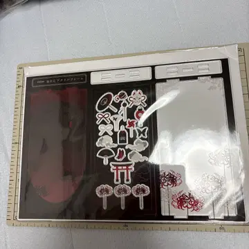 후쿠야 피안꽃 아크릴 스탠드 프레임 짙은 빨간색
