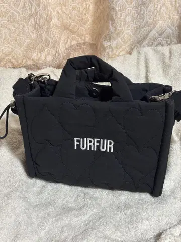 FURFUR 블랙 숄더백
