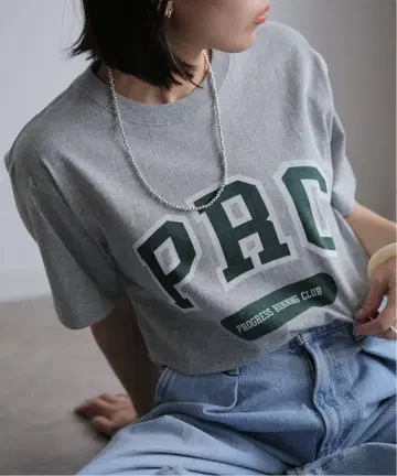 PRC 티셔츠 그레이 반팔 BAYCREW'S