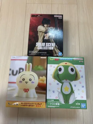 피규어 묶음 판매 개구리 중사 케로로 치이카와 (먼작귀)