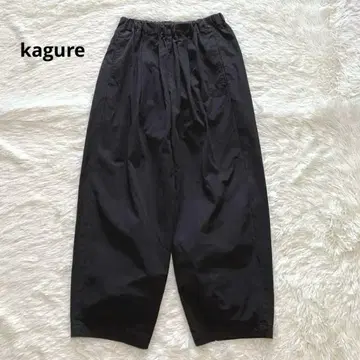 카구레 코튼 크롭 팬츠 이지 팬츠 루즈핏 kagure 면