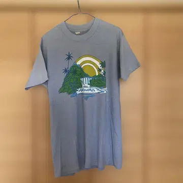 70s80s 빈티지 스크린 스타 하와이 싱글 스티치 티셔츠