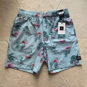 Rip Curl 플라밍고 패턴 숏 팬츠 S