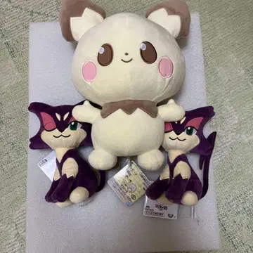 포켓몬 피츄 초코 고양이 봉제 인형 세트