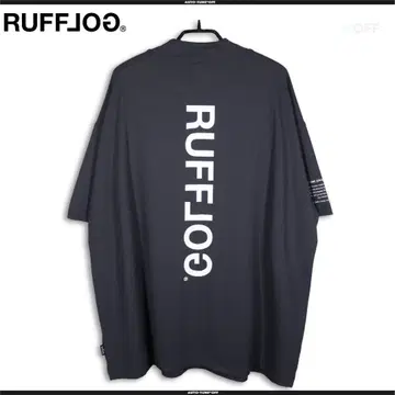 RUFFLOG 25SS VERTICAL 로고 모크 넥 셔츠 그레이 L