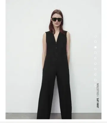 Zara 오버롤 블랙