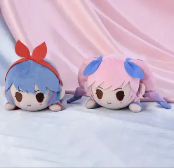 오메가 시스터즈 누워 있는 봉제 인형 전 2종 컴플리트