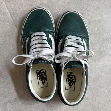 VANS 스니커즈 올드스쿨 23.5cm 반스 그린 그린