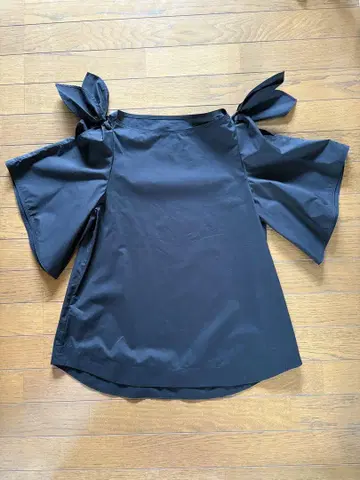 쿠미쿄쿠 블랙 리본 포함 블라우스