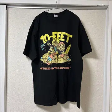 10-FEET XL 블랙 티셔츠