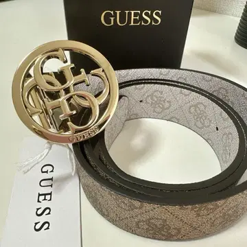 GUESS 로고 리버서블 벨트