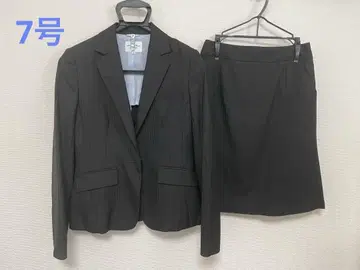 블랙 스트라이프 스커트 셋업 여성용 7호