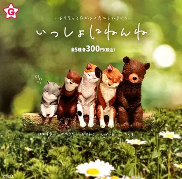 전 5종 풀 컴프 세트 [함께 자자] 하무스타/수달/고양이/강아지/곰