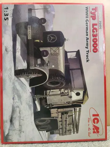 1/35 스케일 ICM 독일군 Typ LG3000 군용 트랙