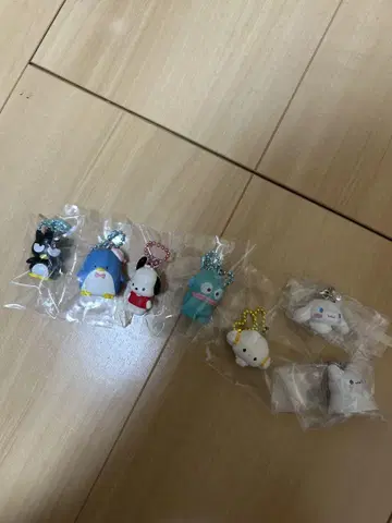 산리오 식품 완구 가챠가챠 세트 판매 7종