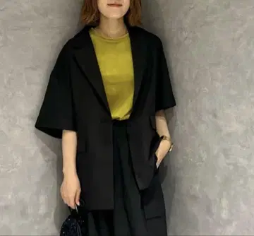<CITEN>릴랙스 핏 자켓 반소매