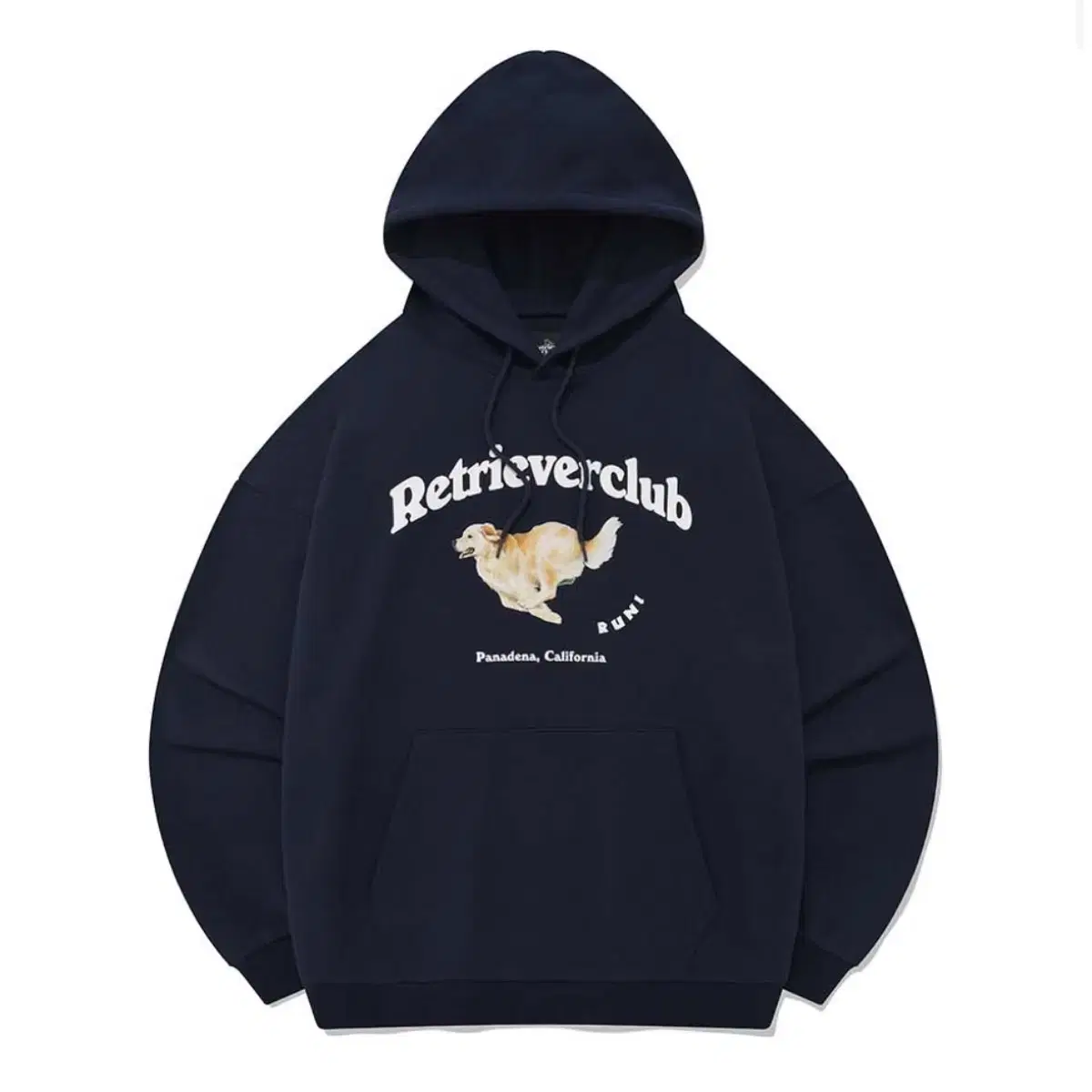 【RETRIEVER CLUB】RUNNING RETRIEVER HOODIE Retriever Club RUNNING RETRIEVER Hoodie Navy M #후드티