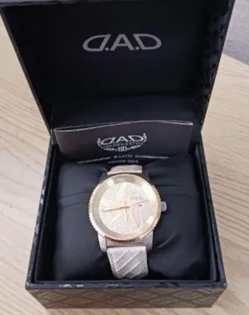 D.A.D DAD 가르송 손목시계(골드/화이트)