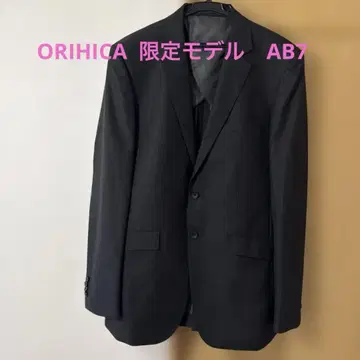 남성용 ORIHICA 블랙 스트라이프 비즈니스 정장 한정판 모델