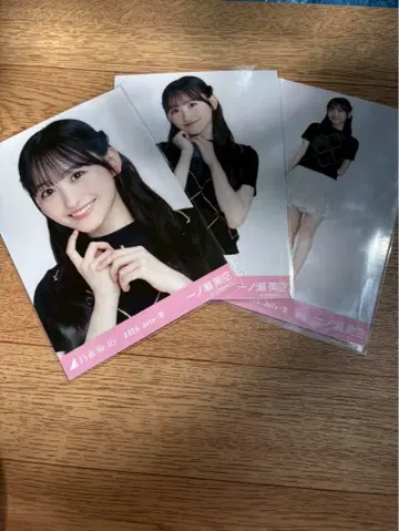 노기자카46 브로마이드 프릴 미니 스커트 이치노세 미쿠 컴프