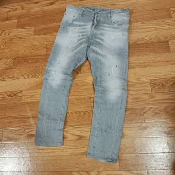 DSQUARED2 44 그레이 스키니 데님