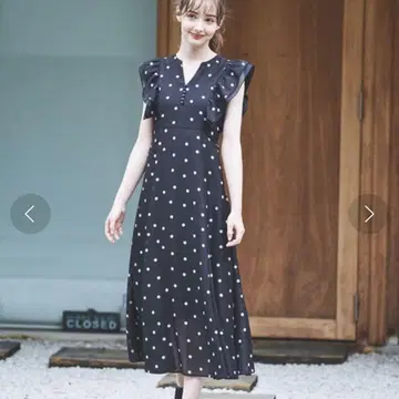 31 Sons de mode 프릴 레이어드 멀티 프린트 원피스