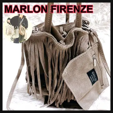 인기 MARLON 말론 2way 백 프린지 스웨이드 베이지