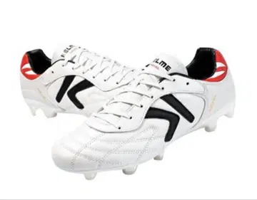 KELME 화이트 스파이크 슈즈 FG