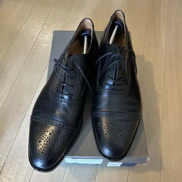 브룩스브라더스 남성용 가죽 신발 윙팁 US11.5/(29.5cm)