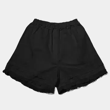 place studio shorts 팬츠 프릴 숏팬츠 블랙