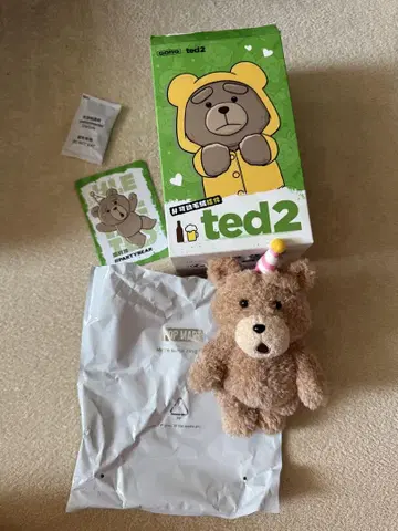 팝 마트 POP MART 테드 2 TED2 봉제 인형 키링