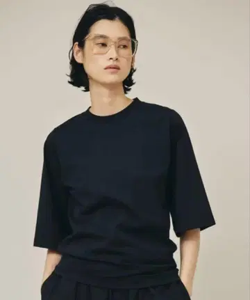 캘런솔로지 사일로 오가닉 티셔츠 블랙