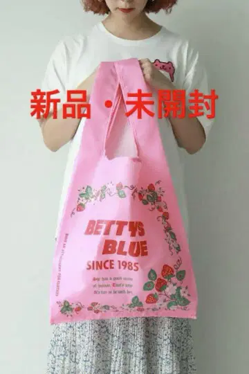 BETTY'S BLUE 쇼핑백 패턴 에코백
