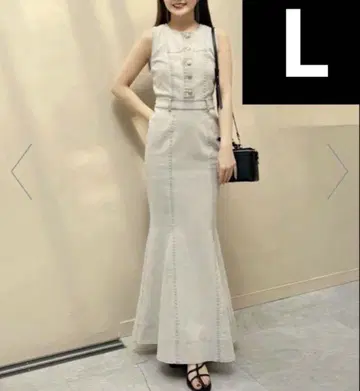 스나이델 SNIDEL 데님 머메이드 원피스