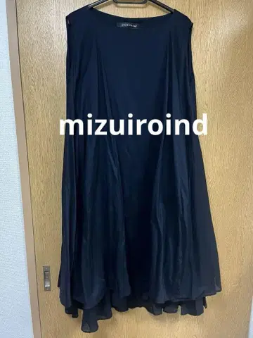mizuiroind 슬리브리스 원피스