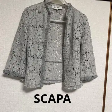 SCAPA 그레이 레이스 가디건