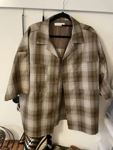 셋업 FREAK'S STORE 오픈 카라 셔츠 M 사이즈