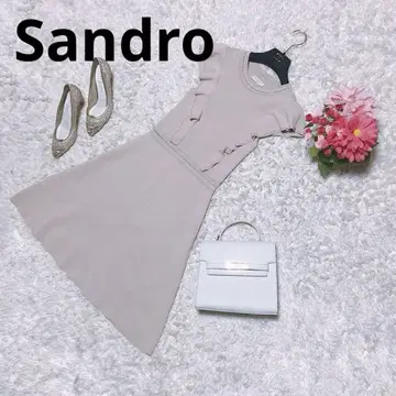 Sandro 산드로 니트 원피스 핑크