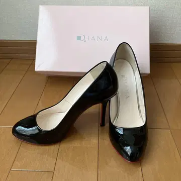 DIANA 블랙 하이힐 23.5cm