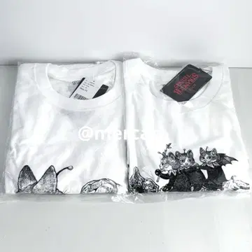 기묘한 이야기 히구치 유코 그라니프 티셔츠 2XL 2장 세트 새상품