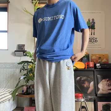 80s SUMITOMO 스미토모 그룹 티셔츠 기업 로고