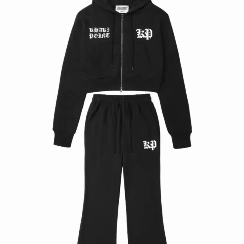 ◇Pleasenofollow◇ Mami Wide Sweat Jogger Black PLEASENOFALLOW Mami Wide Jogger Pants Black / PLEASENOFALLOW