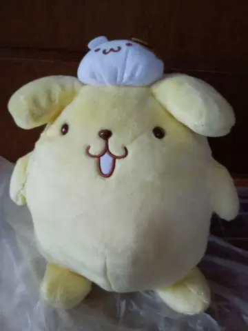 폼폼푸딩 머핀 모자와 미니백 BIG 봉제 인형