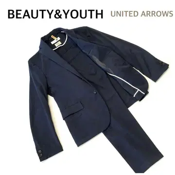 BEAUTY&YOUTH 네이비 테일러드 수트 셋업 네이비