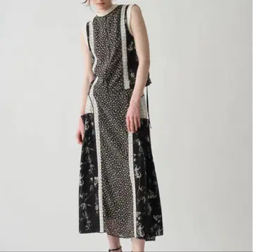lacepatchworksidetuck 스커트 및 상의 WILLFULLY