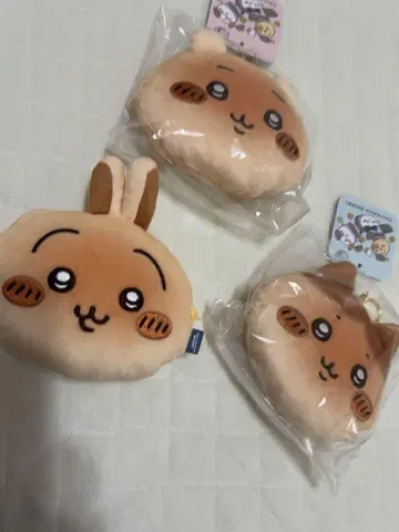 치이카와 베이커리 얼굴 빵 키링 3개 묶음 판매